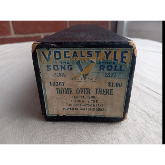 5/$25 Vintage VOCAL STYLE 10367 The Home Over There Piano Paper Roll - Picture 1 of 3
